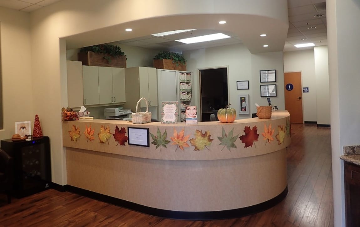 Dental office reception desk in San Ramon